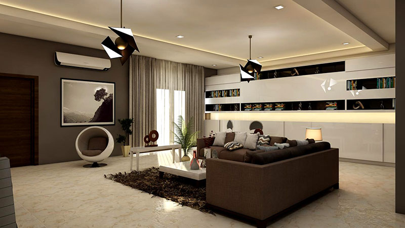 Početna rectangular white coffee table near brown leather sofa.jpg